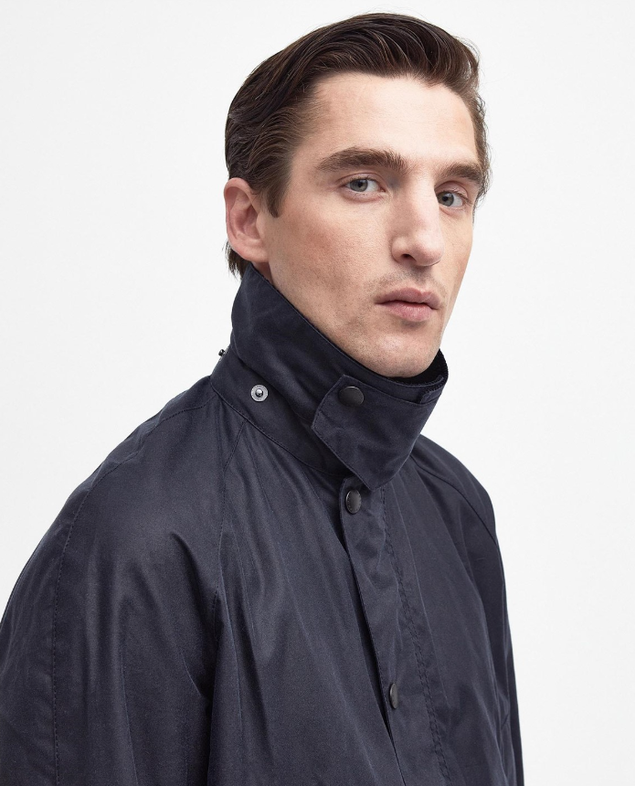 Barbour - Ashby Wax Jacket, Navy (XXL Only)
