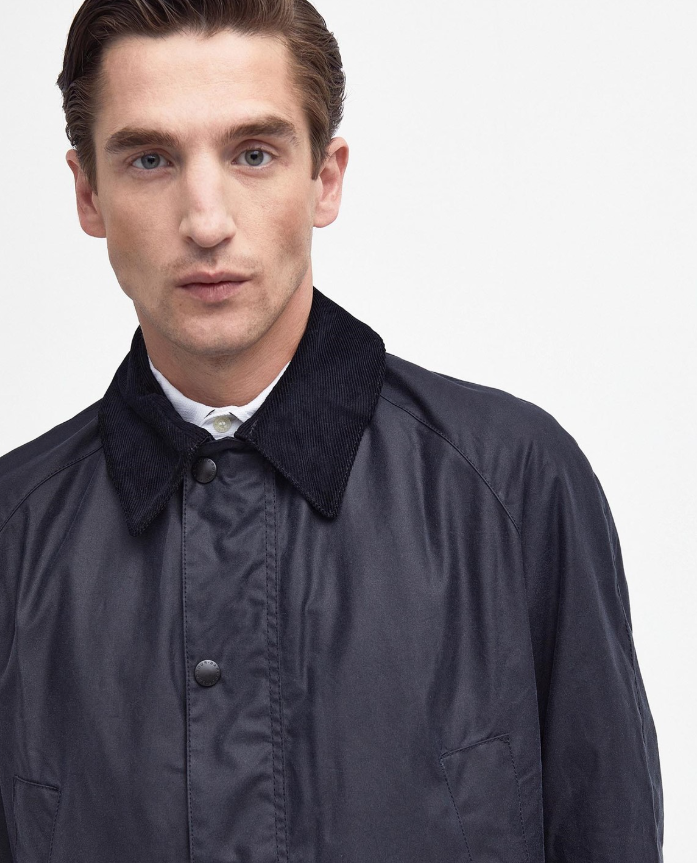 Barbour - Ashby Wax Jacket, Navy (XXL Only)