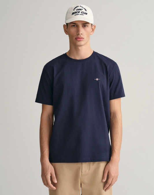 GANT - Regular Shield SS T-Shirt, Evening Blue