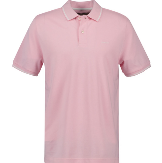 GANT - Tipping SS Pique Polo, Pink