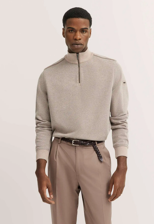 Bugatti - Knit Troyer, Beige