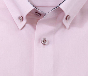 Olymp - Body Fit Shirt, Pink Twill