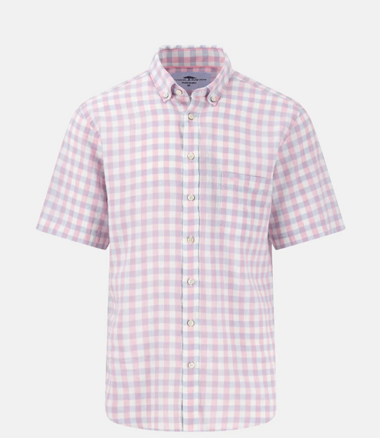 Fynch Hatton - Blue & Pink Checked SS