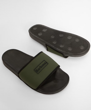 Load image into Gallery viewer, Barbour - Cresswell Slides, Olive
