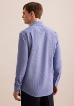 Load image into Gallery viewer, Seidensticker - Twill Regular Fit Shirt, Geometric Navy
