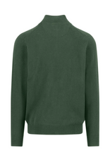 Load image into Gallery viewer, Fynch Hatton - Sweater With Zip, Dark Leaf
