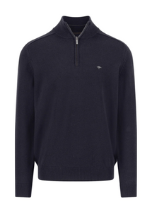Fynch Hatton - Sweater With Zip, Navy