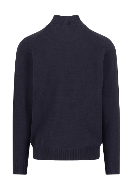 Fynch-Hatton - Sweater With Zip, Navy