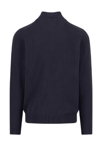 Fynch Hatton - Sweater With Zip, Navy
