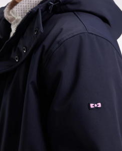 Eden Park - Long Navy Parka, Hooded, Percy