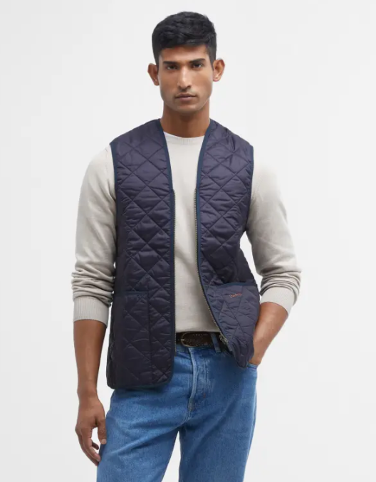 Barbour -  Quilted Waistcoat , Navy