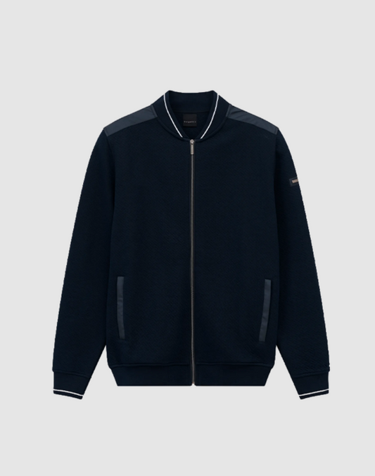 Bugatti - Full Zip Sweat-shirt Jacket, Navy