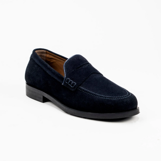 Sloane - Seve Suede Loafer, Navy, Elliot (10, 11 only)