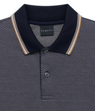 Load image into Gallery viewer, Bugatti - Polo Shirt Mercerized Cotton, Printed Navy
