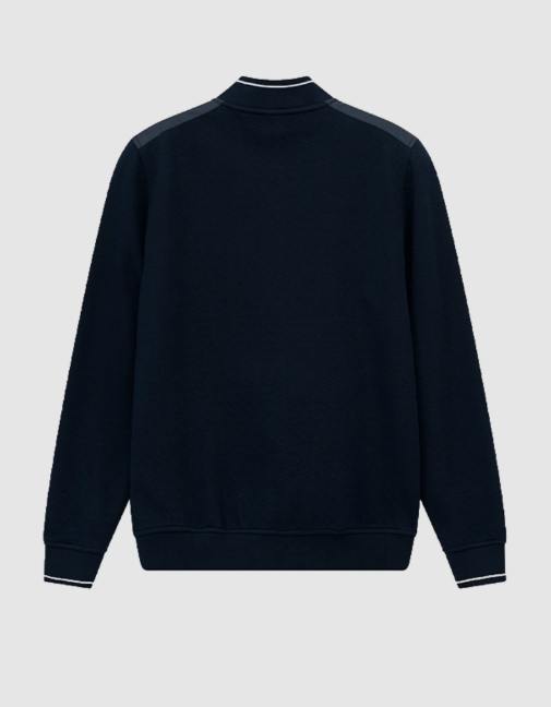 Bugatti - Full Zip Sweat-shirt Jacket, Navy