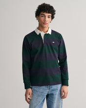 Load image into Gallery viewer, GANT - Shield Barstripe Heavy Rugger, Tartan Green (XL only)
