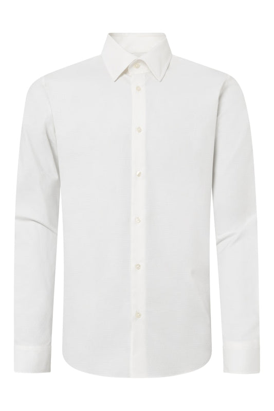 Strellson - Stan, Diamond Print Shirt, White