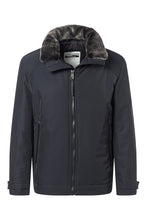Load image into Gallery viewer, Strellson - Lucca 2.0, Fur Neck Coat, Navy
