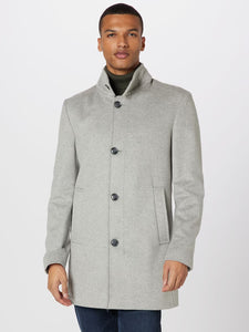 Strellson - Finchley 2.0 Wool Coat - Mottled Grey