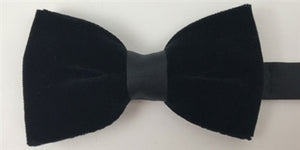 Zazzi - Velvet Bow Tie, Black