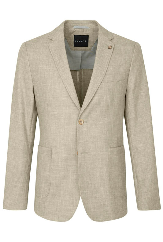 Bugatti - Slim Fit Sports Jacket, Stone