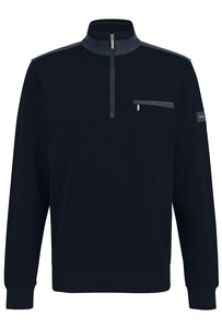 Bugatti - Quarter Zip Sweatshirt, Navy