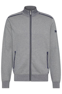 Bugatti - Full Zip Sweatshirt Jacket, Light Blue