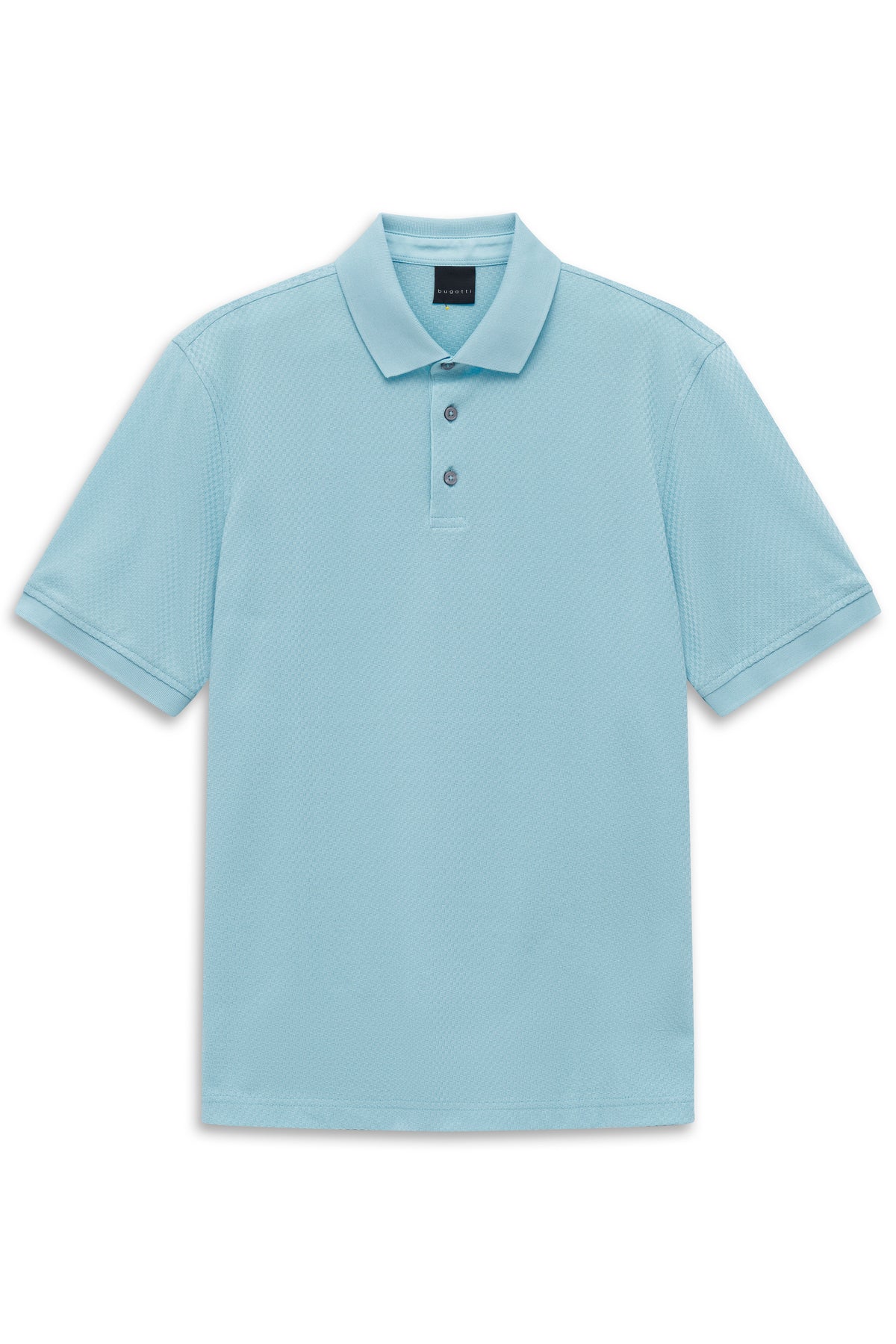 Bugatti - Polo Shirt, Knitted Light Blue
