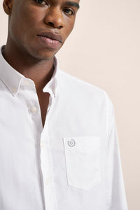 Bugatti - Button Down Oxford Shirt, White