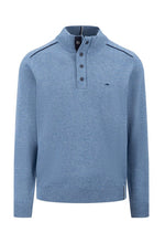 Load image into Gallery viewer, Fynch Hatton -  Cashmere Buttoned, Cloud Blue
