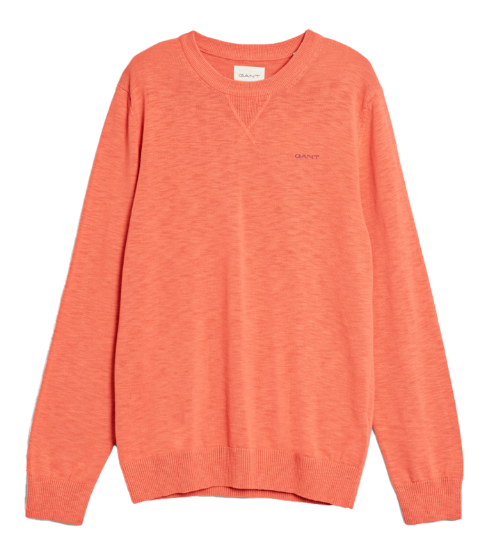 GANT - Cotton Flamme C-Neck Sweater, Sunset Pink (XL only)