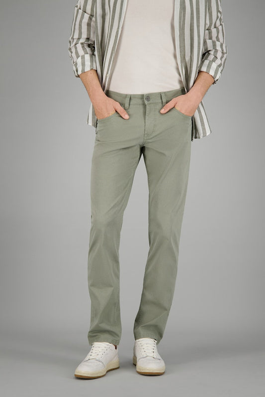 Gardeur - Bill, Printed Cotton, Pastel Green