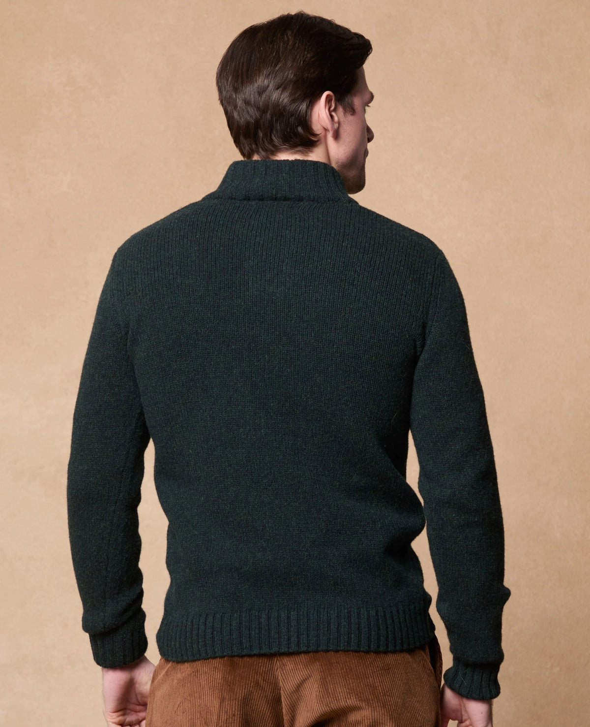 Magee - Robbie Button Quarter-Zip, Pine Green