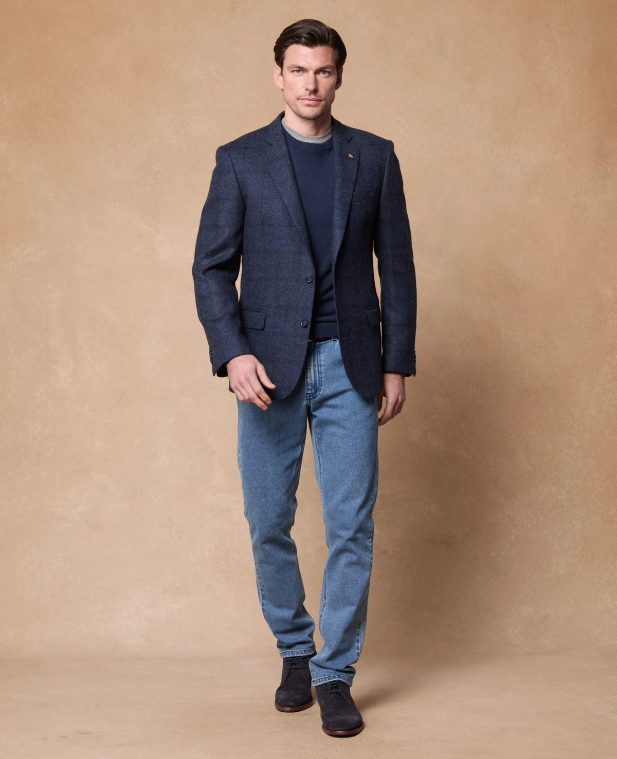 Magee - Ennis Blazer, Blue Check