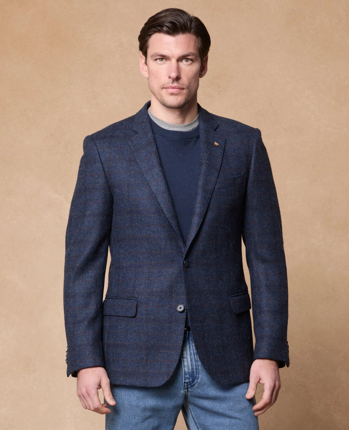 Magee - Ennis Blazer, Blue Check
