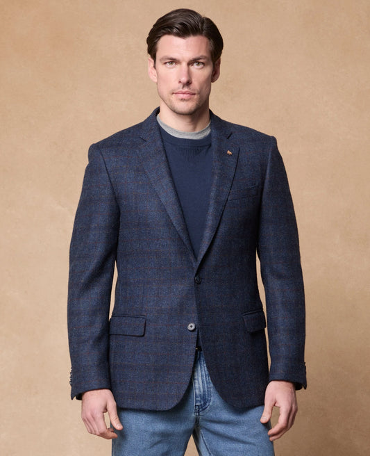 Magee - Ennis Blazer, Blue Check