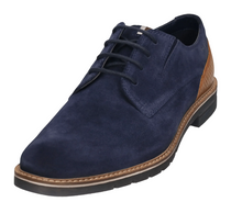 Load image into Gallery viewer, Bugatti - Navy Suede Shoe, Park
