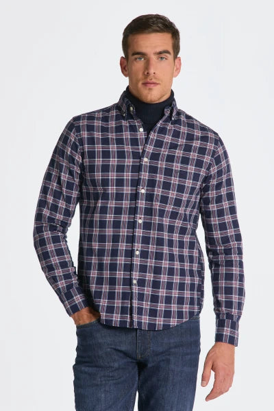 GANT- Regular UT Archive Oxford Check Shirt, Classic Blue