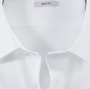 Olymp - Body Fit Shirt 2 Ply Cotton, White