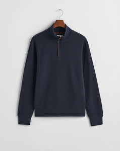 GANT - 3XL, Sacker Rib Half Zip, Evening Blue