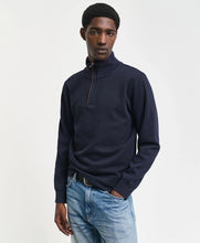 Load image into Gallery viewer, GANT - 3XL, Sacker Rib Half Zip, Evening Blue
