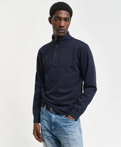 GANT - 3XL, Sacker Rib Half Zip, Evening Blue