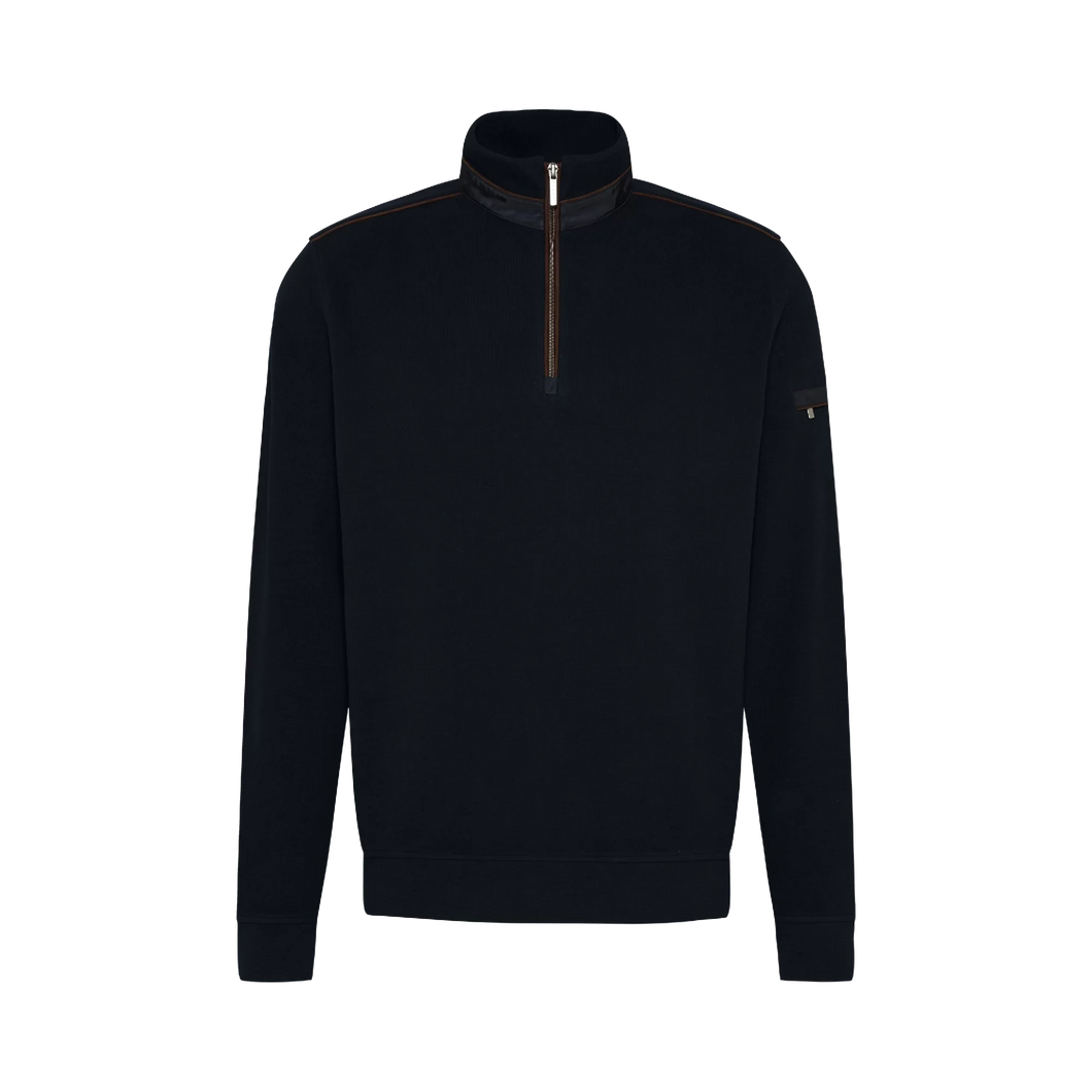 Bugatti - Half Zip Sweatshirt - Navy