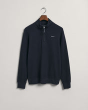 Load image into Gallery viewer, GANT - Waffle Texture Half Zip, Evening Blue
