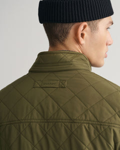 Gant - Quilted Windcheate Vest - Juniper Green