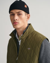 Load image into Gallery viewer, Gant - Quilted Windcheate Vest - Juniper Green
