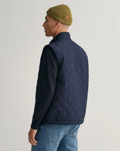 Load image into Gallery viewer, Gant - Quilted Windcheate Vest - Evening Blue
