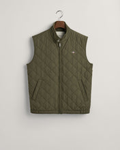 Load image into Gallery viewer, Gant - Quilted Windcheate Vest - Juniper Green
