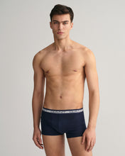 Load image into Gallery viewer, GANT - 3 Pack Basic Cotton Stretch Trunks, Navy
