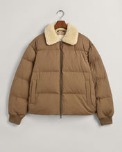 Load image into Gallery viewer, GANT - Padded Flannel Puffer Jacket, Desert Brown
